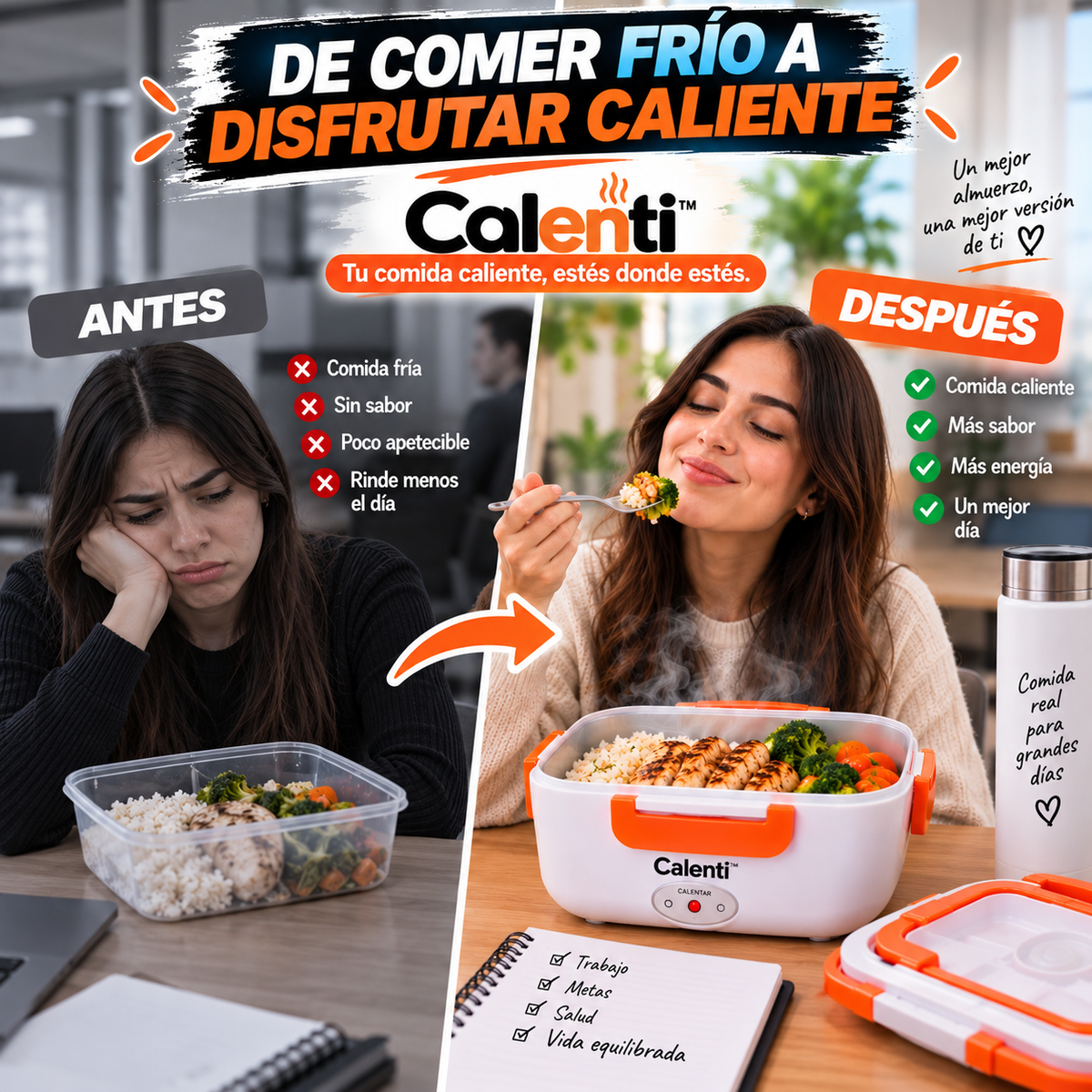 Calenti™- Tu comida caliente, estés donde estés.
