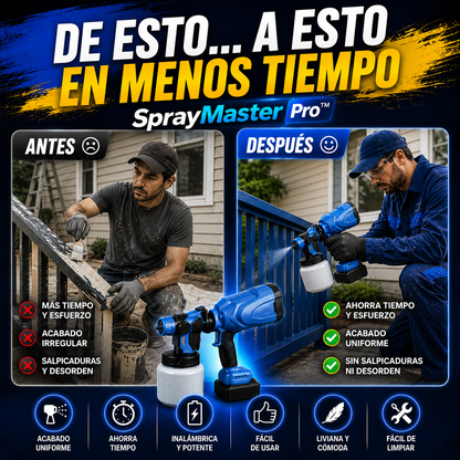 SprayMaster Pro™- Acabado profesional en menos tiempo