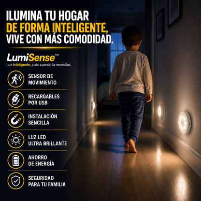 LumiSense™- Luz inteligente, justo cuando la necesitas.