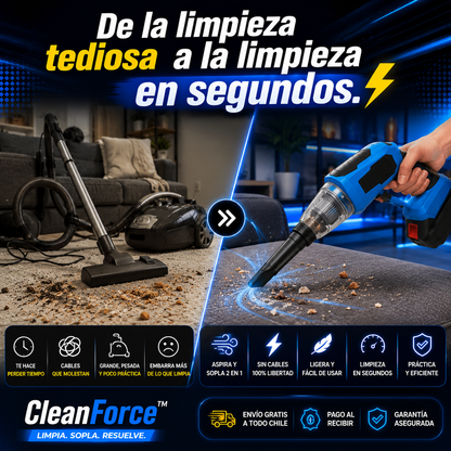 CleanForce™ — Limpia. Sopla. Resuelve.