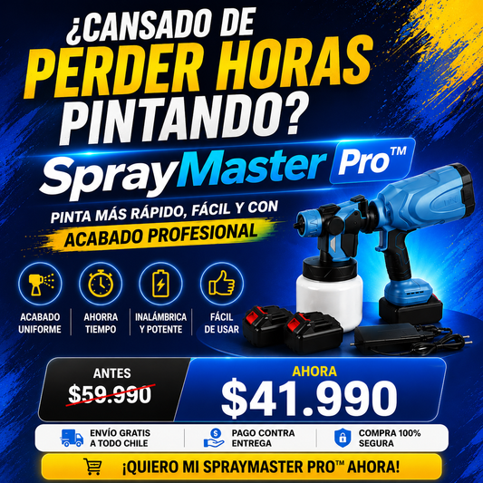 SprayMaster Pro™- Acabado profesional en menos tiempo