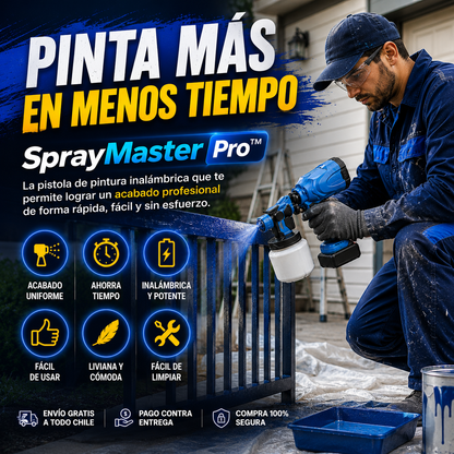 SprayMaster Pro™- Acabado profesional en menos tiempo