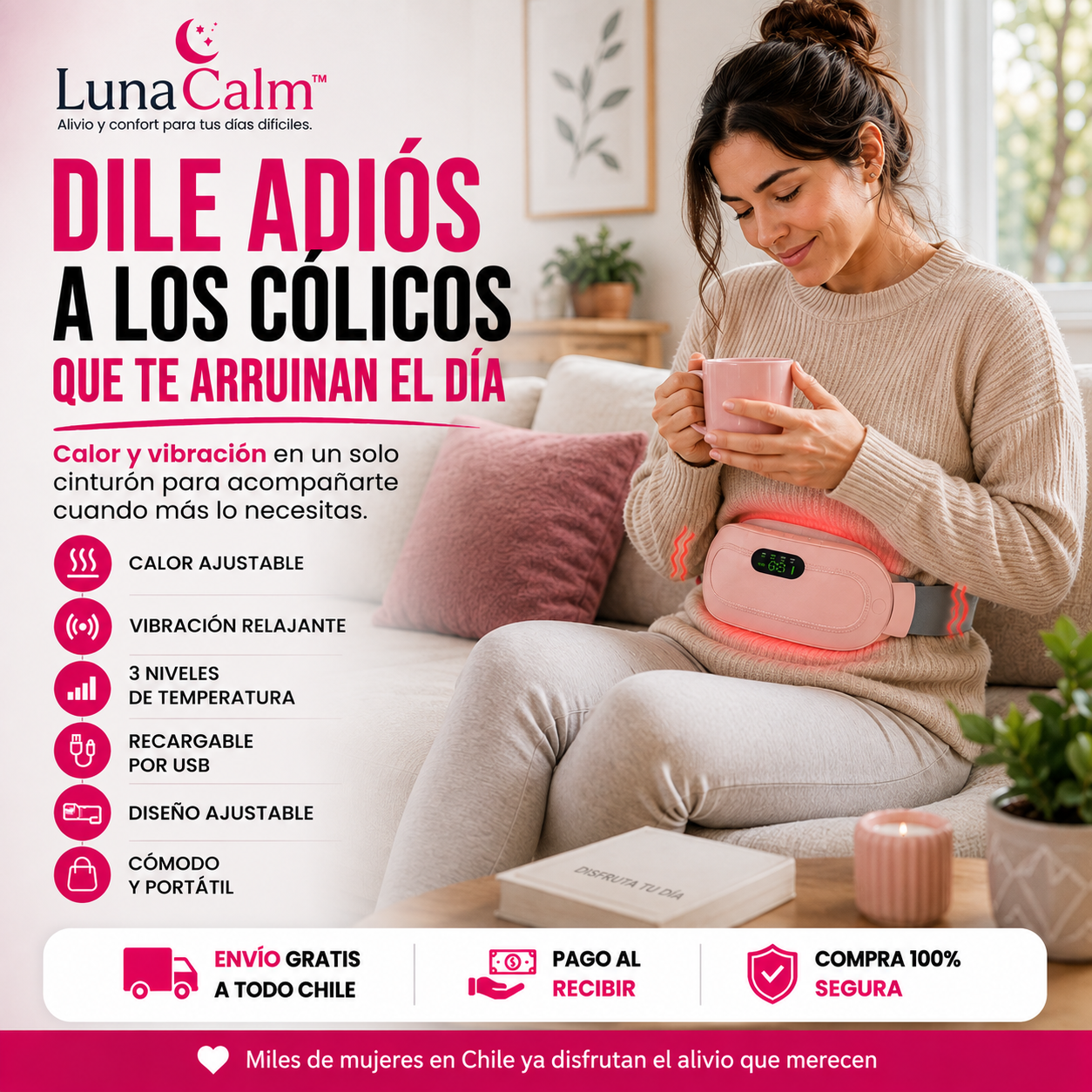 LunaCalm™ — Alivio y confort para tus días difíciles