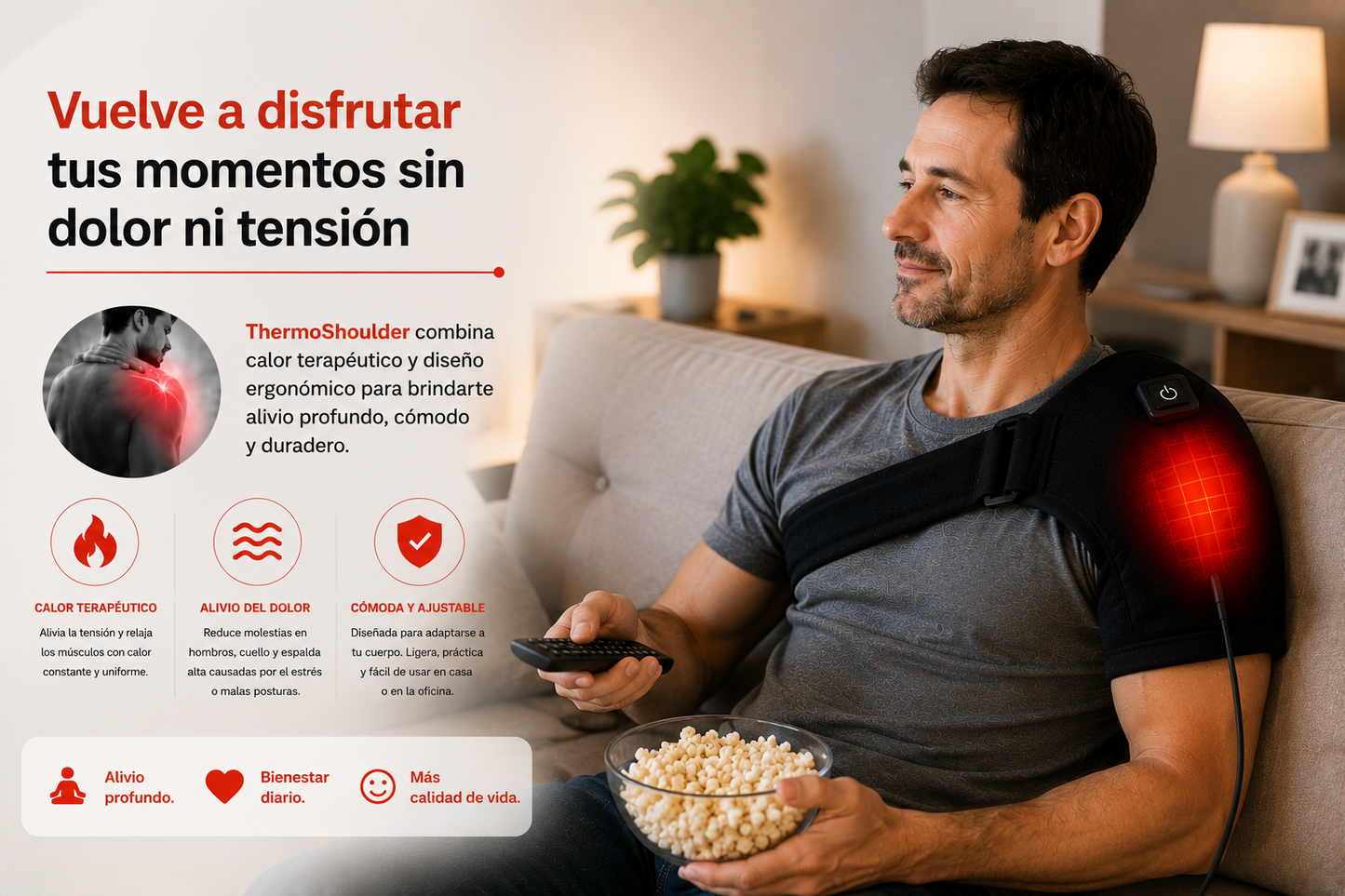 ThermoShoulder™ — Recupera el confort de tus hombros