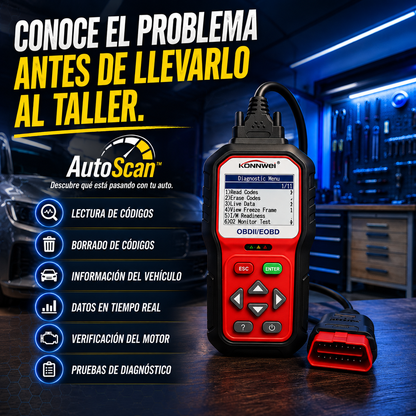 AutoScan™-Descubre qué está pasando con tu auto.