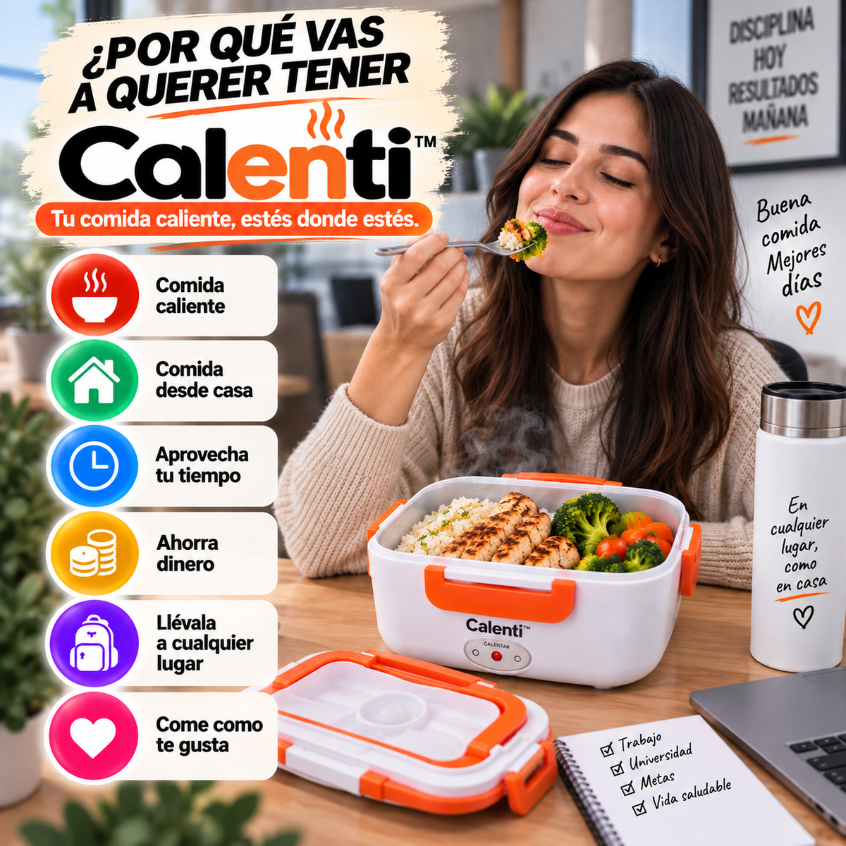 Calenti™- Tu comida caliente, estés donde estés.