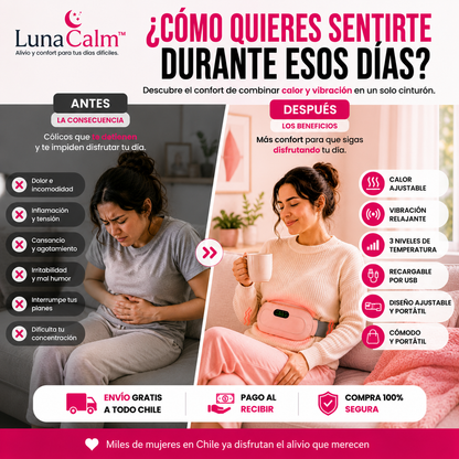 LunaCalm™ — Alivio y confort para tus días difíciles