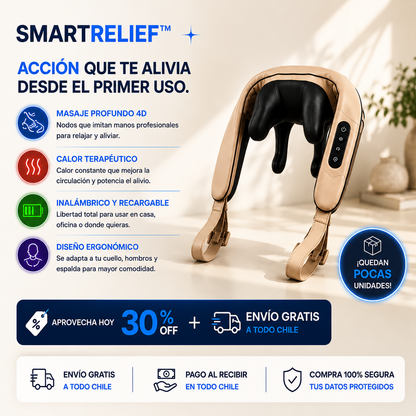 SmartRelief™ — Alivio inteligente para tu bienestar diario