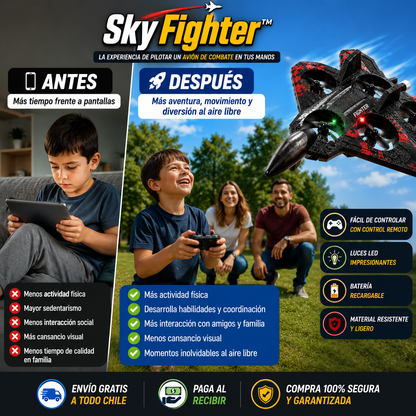 SkyFighter™ Controla el cielo con un solo movimiento.