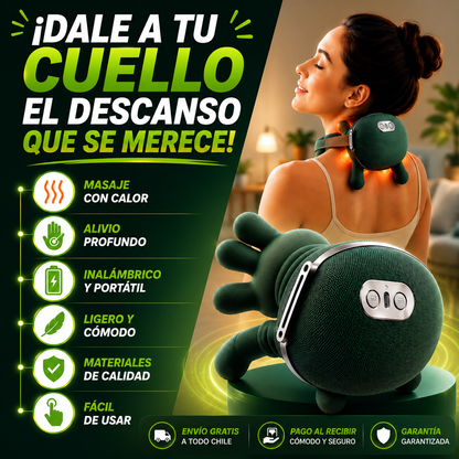 TortuRelief™ | Masajeador Inteligente para Cuello y Espalda